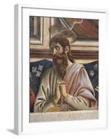 Bartholomew with Clasped Hands, Detail from the Last Supper, 1450-Andrea Del Castagno-Framed Giclee Print