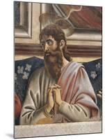 Bartholomew with Clasped Hands, Detail from the Last Supper, 1450-Andrea Del Castagno-Mounted Giclee Print