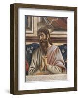 Bartholomew with Clasped Hands, Detail from the Last Supper, 1450-Andrea Del Castagno-Framed Giclee Print