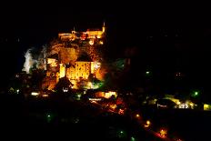 The Rocamadour Village in France with Famous Monastery at Night-Bartkowski-Photographic Print