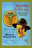 Know Him By This Sign, Join the Medical Department, U.S. Army-Barto Van Voohis Matteson-Framed Stretched Canvas