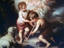 The Boys with the Shell, C1670-Bartolom? Esteban Murillo-Stretched Canvas