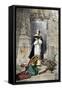 Bartolome De Las Casas Protecting the Aztecs from Spanish Conquerors-null-Framed Stretched Canvas