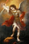 Archangel Michael hurls the devil into the abyss. Around 1665/68-Bartolome Esteban Murillo-Giclee Print