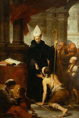 Saint Thomas of Villanueva Distributing Alms