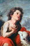 The Holy Children with a Shell, 1670-1675-Bartolomé Esteban Murillo-Giclee Print