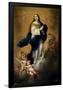 Bartolomé Esteban Murillo / 'The Immaculate Conception', 1665-1675, Spanish School, Oil on canva...-BARTOLOME ESTEBAN MURILLO-Framed Poster