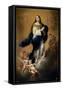 Bartolomé Esteban Murillo / 'The Immaculate Conception', 1665-1675, Spanish School, Oil on canva...-BARTOLOME ESTEBAN MURILLO-Framed Stretched Canvas