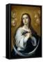 Bartolomé Esteban Murillo / 'The Immaculate Conception', ca. 1662, Spanish School, Oil on canva...-BARTOLOME ESTEBAN MURILLO-Framed Stretched Canvas