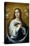 Bartolomé Esteban Murillo / 'The Immaculate Conception', ca. 1662, Spanish School, Oil on canva...-BARTOLOME ESTEBAN MURILLO-Stretched Canvas