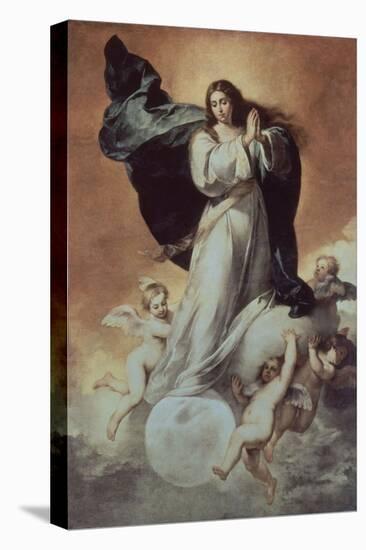 BARTOLOMÉ ESTEBAN MURILLO/ The Immaculate Conception of the Virgin-BARTOLOME ESTEBAN MURILLO-Stretched Canvas