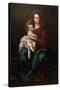 Bartolomé Esteban Murillo / 'The Virgin and Child', 1655-1660, Spanish School, Oil on canvas, 15...-BARTOLOME ESTEBAN MURILLO-Stretched Canvas