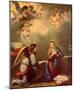 Bartolomé Esteban Perez Murillo (Annunciation, detail) Art Poster Print-null-Mounted Poster