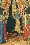 The Virgin and Child Enthroned Between Four Angels and Saints-Bartolomeo Bulgarini-Stretched Canvas