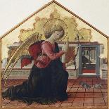 Announcing Angel, Left Panel of the Annunciation, 1467-1468-Bartolomeo Caporali-Giclee Print