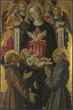 The Virgin and Child with Saints, Angels and a Donor, Ca 1475-Bartolomeo Caporali-Giclee Print