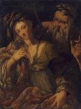 Lot and His Daughters, 1695-1696-Bartolomeo Guidobono-Framed Giclee Print