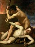 Cain Murdering Abel, about 1615-Bartolomeo Manfredi-Framed Giclee Print