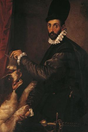 Portrait of a Gentleman with His Dog
