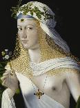 Idealized Portrait of a Courtesan as Flora, about 1520/25-Bartolomeo Veneto-Stretched Canvas