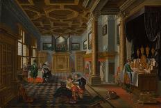 Interior View of a Church, 1624, by Bartholomeus Van Bassen (1590-1652)-Bartolomeus Van Bassen-Framed Giclee Print