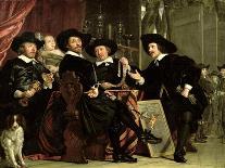 Banquet of the Crossbowmen's Guild in Celebration of the Treaty of Munster, 1648-Bartolomeus Van Der Helst-Framed Giclee Print