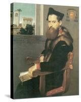 Bartolommeo Bonghi-Giovanni Battista Moroni-Stretched Canvas