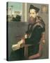 Bartolommeo Bonghi-Giovanni Battista Moroni-Stretched Canvas