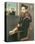 Bartolommeo Bonghi-Giovanni Battista Moroni-Stretched Canvas