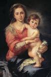 Madonna and Child, Bartolomo Esteban Murillo, 1650-1655, Palazzo Pitti, Florence, Italy-Bartolomo Esteban Murillo-Stretched Canvas