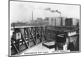 Barton Aqueduct, Manchester Ship Canal, 1936-null-Mounted Giclee Print