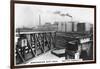 Barton Aqueduct, Manchester Ship Canal, 1936-null-Framed Giclee Print