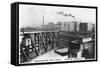 Barton Aqueduct, Manchester Ship Canal, 1936-null-Framed Stretched Canvas