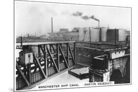 Barton Aqueduct, Manchester Ship Canal, 1936-null-Mounted Giclee Print