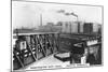 Barton Aqueduct, Manchester Ship Canal, 1936-null-Mounted Giclee Print