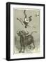 Barttelot's Adventure with a Buffalo-null-Framed Giclee Print