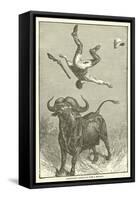 Barttelot's Adventure with a Buffalo-null-Framed Stretched Canvas