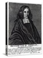 Baruch De Spinoza-Dutch School-Stretched Canvas