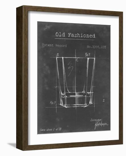 Barware Blueprint I-Ethan Harper-Framed Art Print