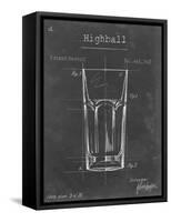 Barware Blueprint II-Ethan Harper-Framed Stretched Canvas