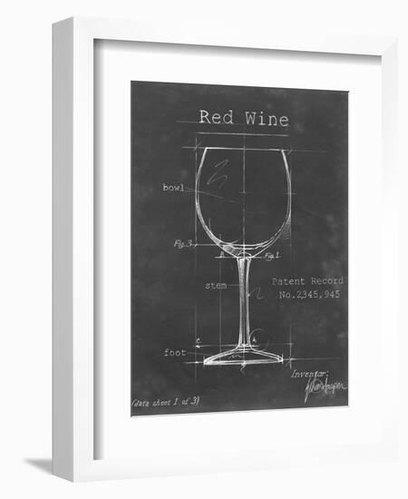 Barware Blueprint III-Ethan Harper-Framed Art Print