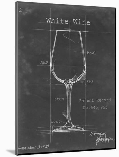 Barware Blueprint IV-Ethan Harper-Mounted Art Print