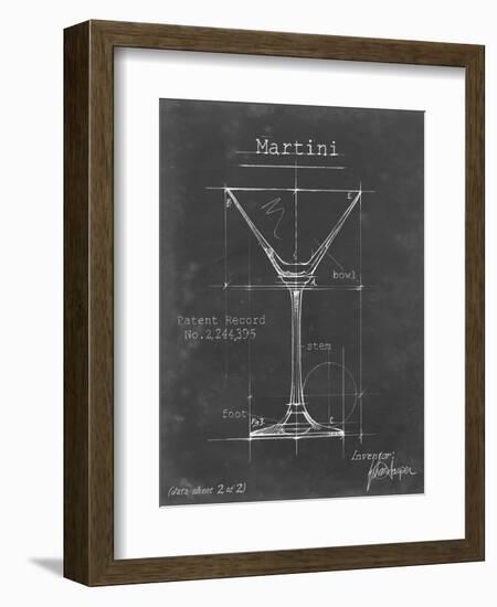 Barware Blueprint V-Ethan Harper-Framed Art Print