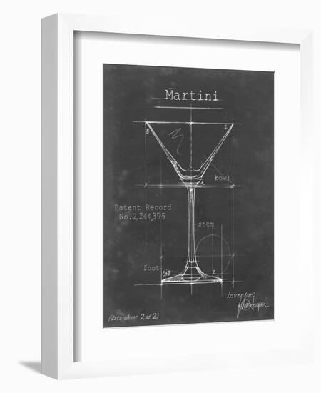 Barware Blueprint V-Ethan Harper-Framed Art Print