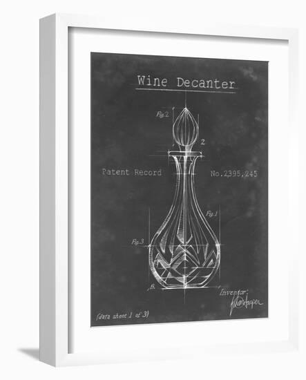 Barware Blueprint VIII-Ethan Harper-Framed Art Print