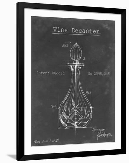 Barware Blueprint VIII-Ethan Harper-Framed Art Print