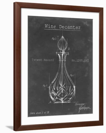 Barware Blueprint VIII-Ethan Harper-Framed Art Print