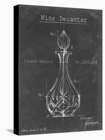 Barware Blueprint VIII-Ethan Harper-Stretched Canvas