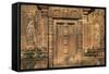 Bas-Relief at Banteay Srei Temple in Angkor-Michael Nolan-Framed Stretched Canvas