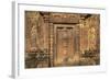 Bas-Relief at Banteay Srei Temple in Angkor-Michael Nolan-Framed Photographic Print